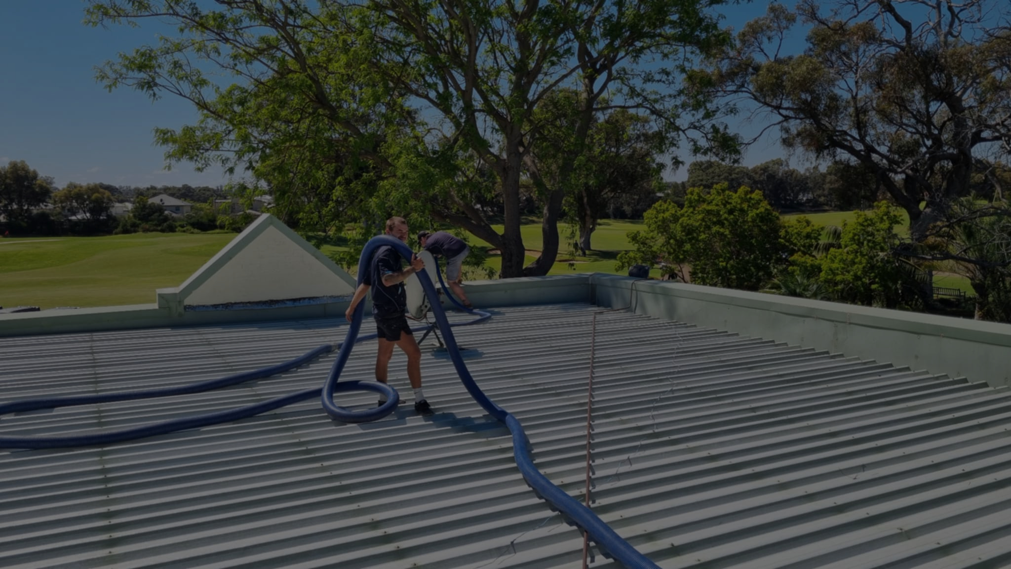 Freshly restored tile roof on a Mandurah home